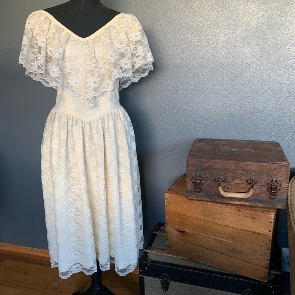 Vintage lace dress